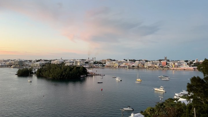 First sunset of the New Year #Bermuda #sunset By JM